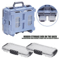 Large-capacity waterproof multi-functional double-layer accessory box